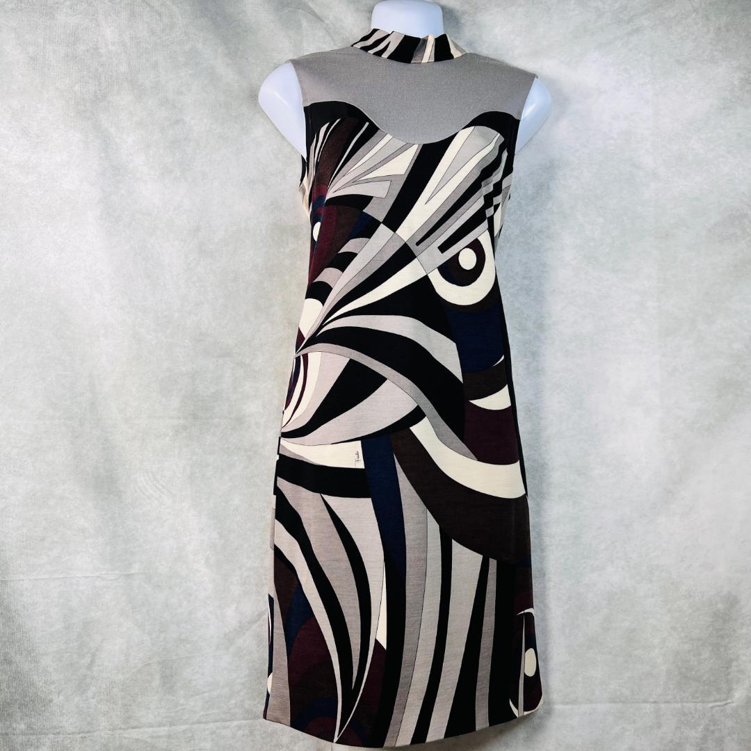 【エミリオプッチ】ワンピース プッチ柄 ウール LVJグループタグ付 S～M