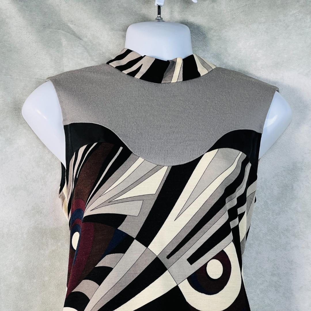 【エミリオプッチ】ワンピース プッチ柄 ウール LVJグループタグ付 S～M