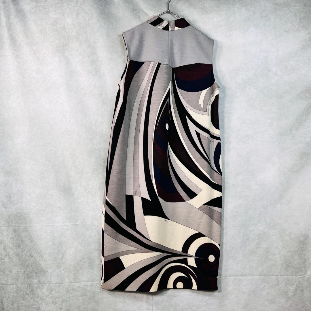 【エミリオプッチ】ワンピース プッチ柄 ウール LVJグループタグ付 S～M