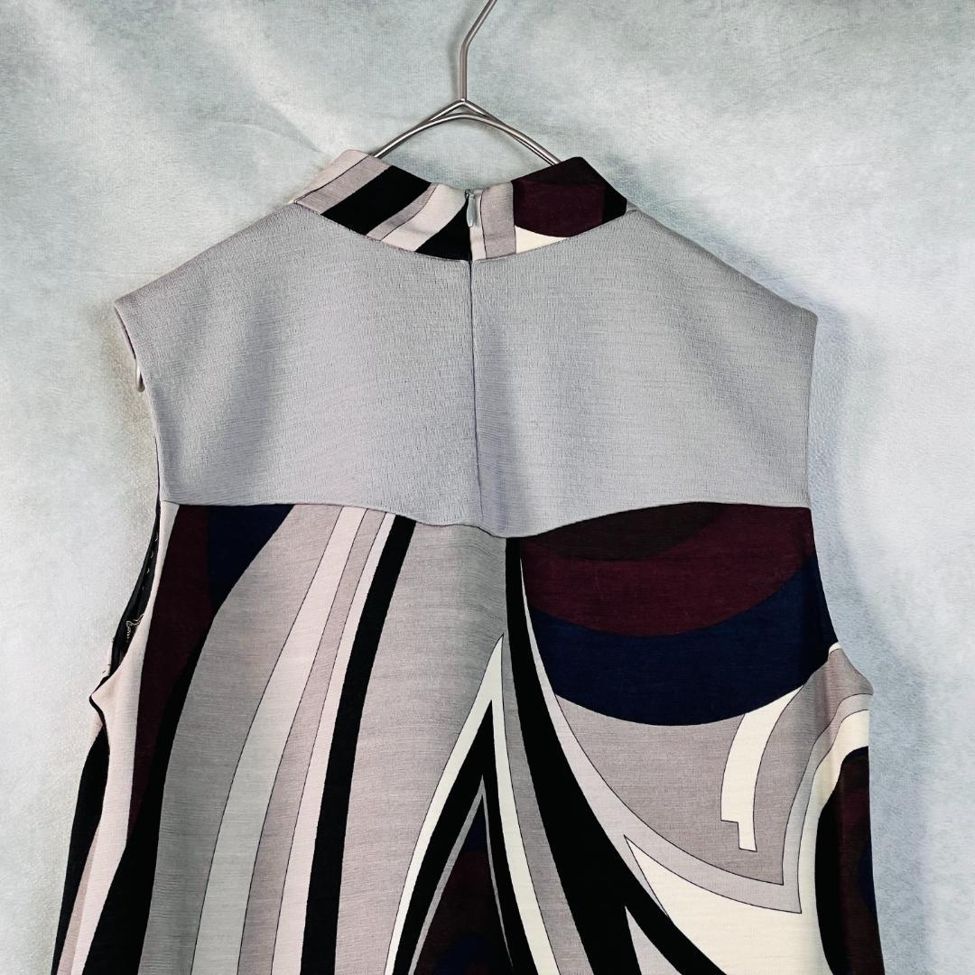 【エミリオプッチ】ワンピース プッチ柄 ウール LVJグループタグ付 S～M