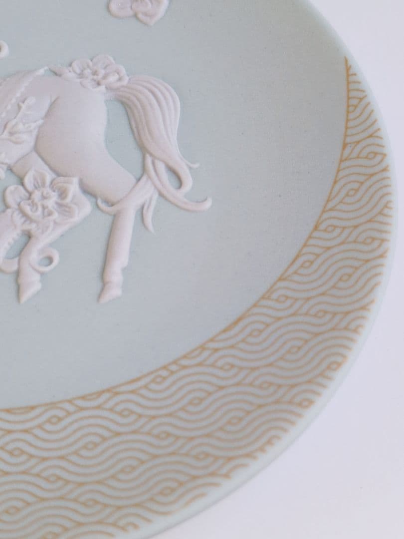 完売品✩ウェッジウッド　ジャスパー　干支トレイ　2026年馬