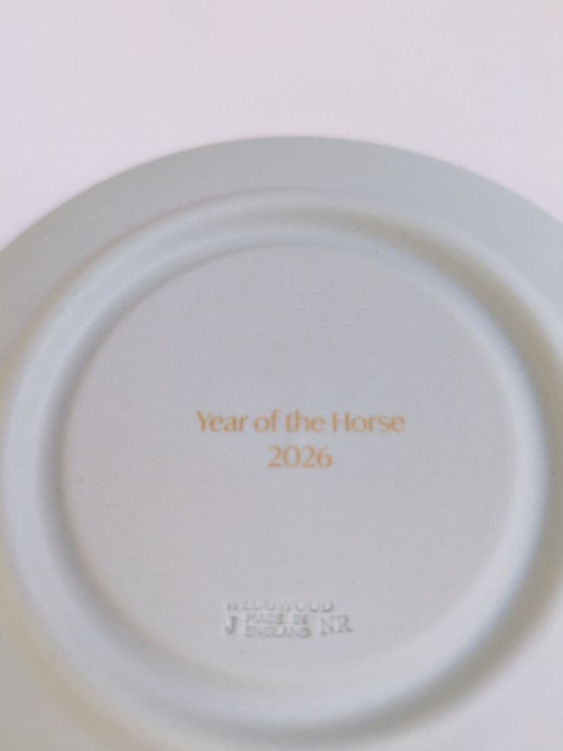 完売品✩ウェッジウッド　ジャスパー　干支トレイ　2026年馬
