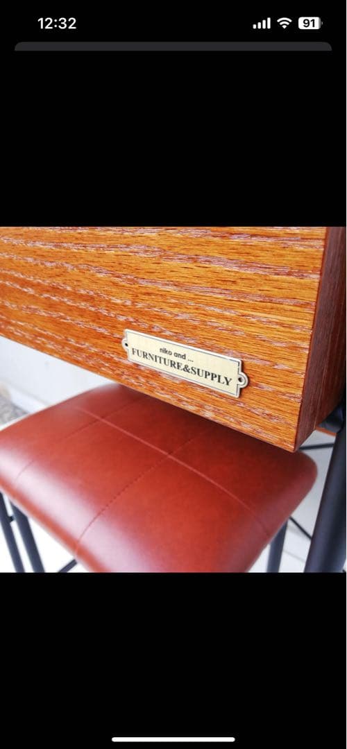 【新品】niko and... ドレッサー スツール付き リビングテリトリ