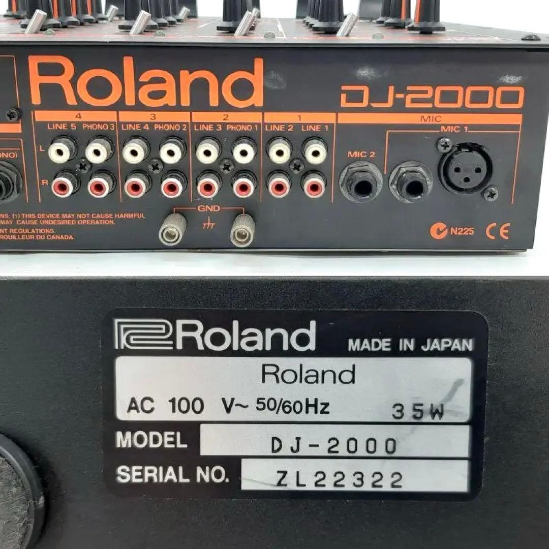 ROLAND DJ-2000 ミキサー 説明書・電源ケーブル付き