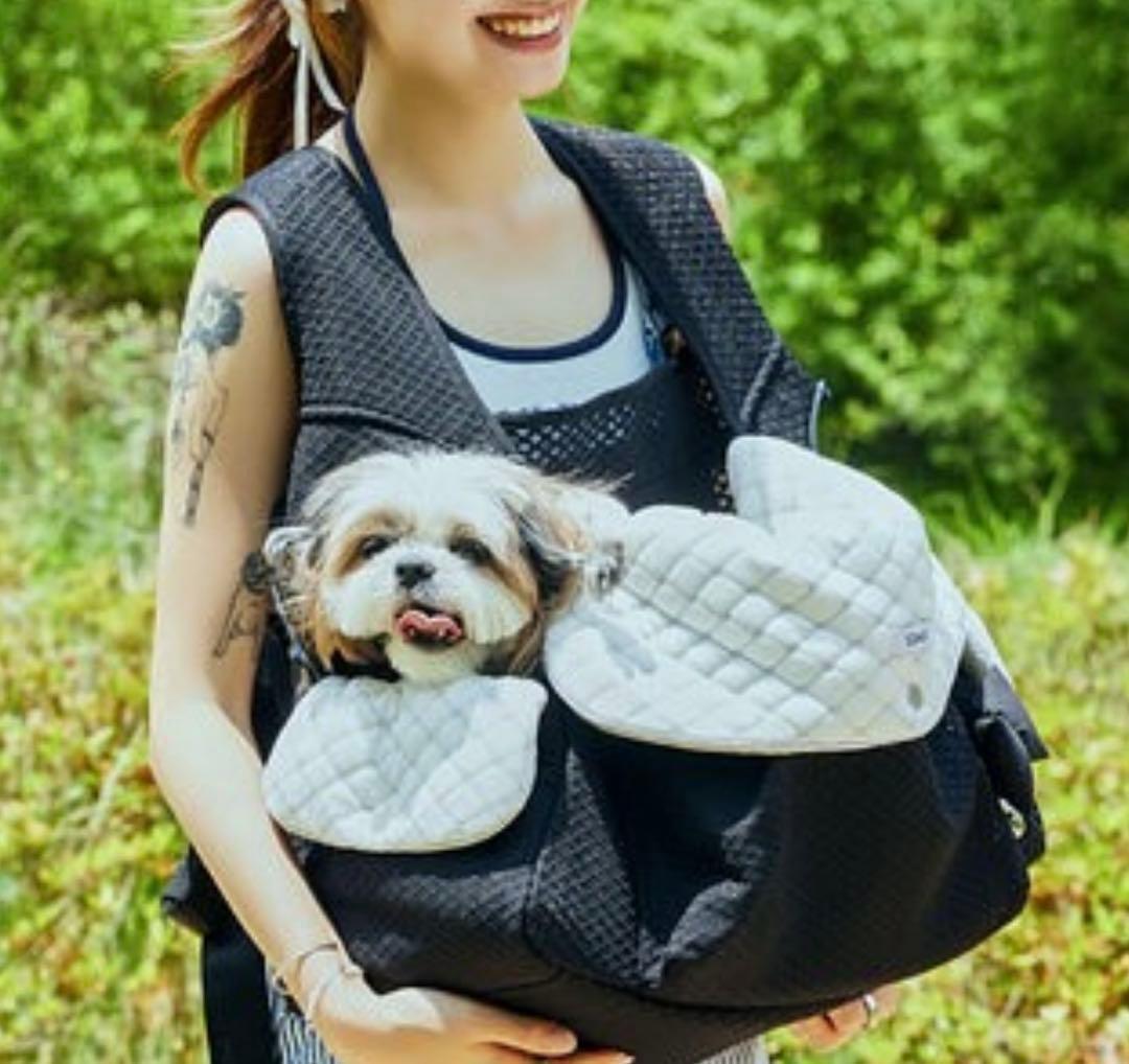 TOMO♥️Uni Bag Cooling Cushion 《 L・black 黒