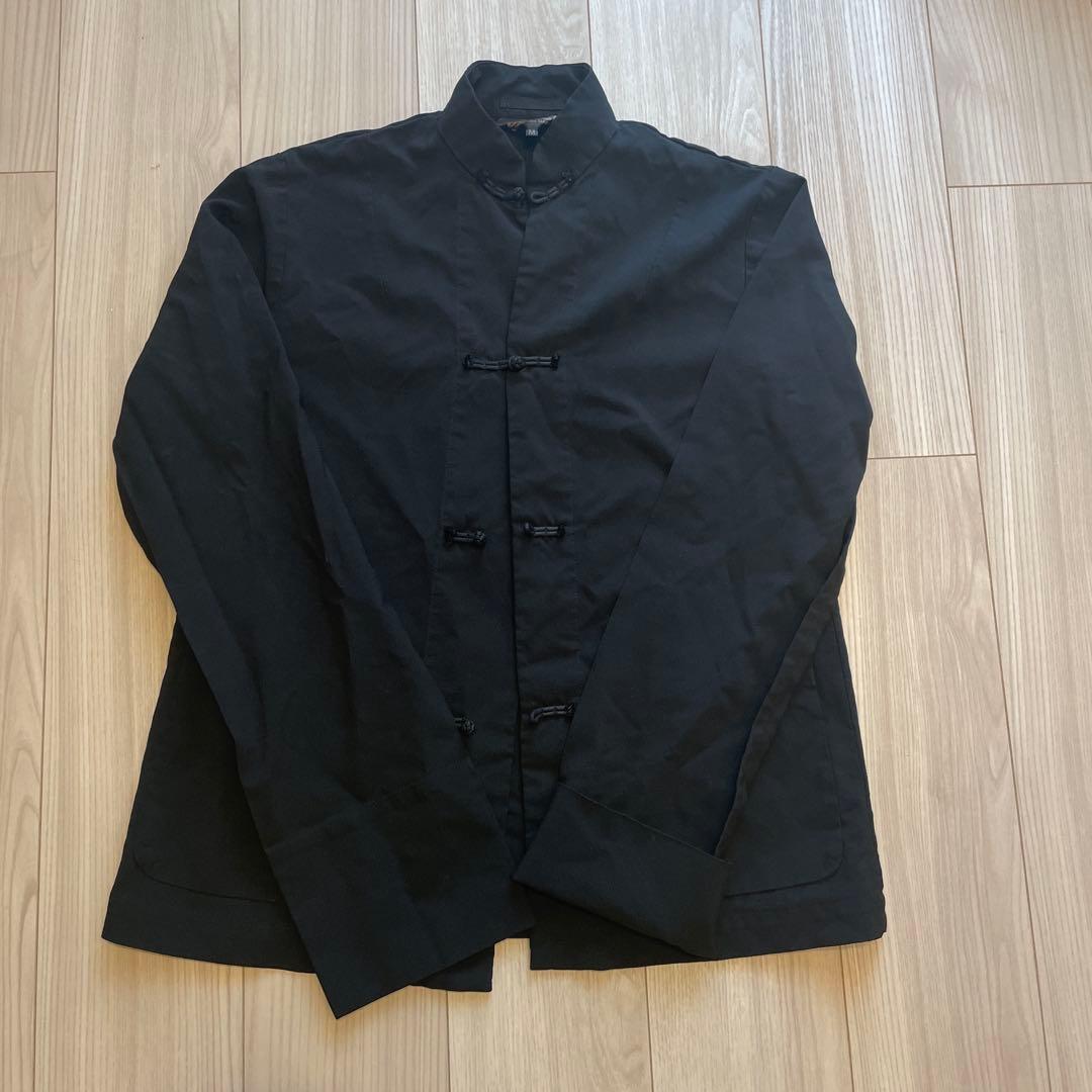 ブラックコムデギャルソン　チャイナジャケット　ブラック　サイズM