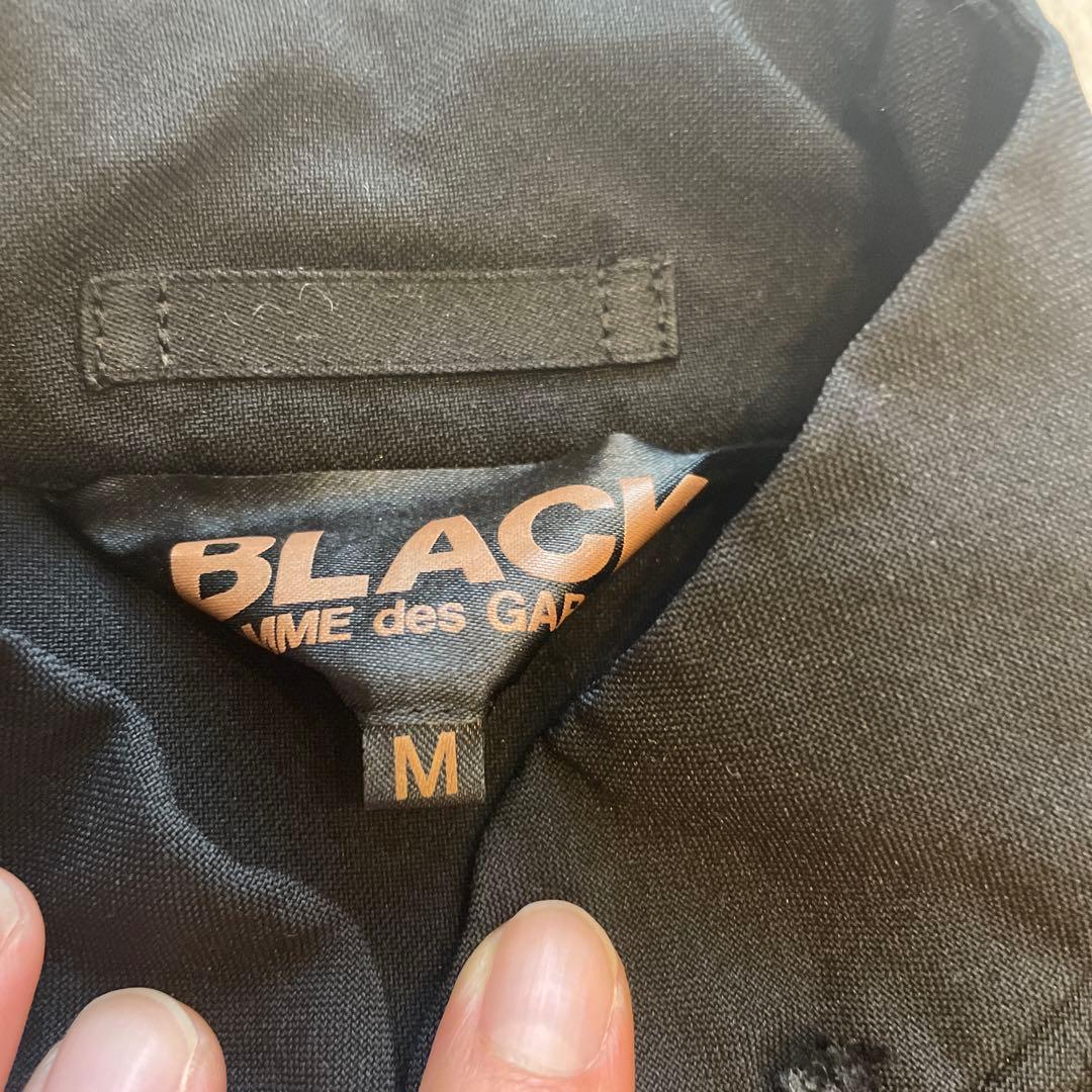 ブラックコムデギャルソン　チャイナジャケット　ブラック　サイズM