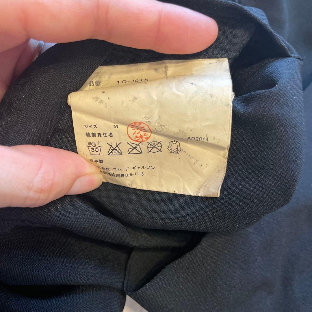 ブラックコムデギャルソン　チャイナジャケット　ブラック　サイズM
