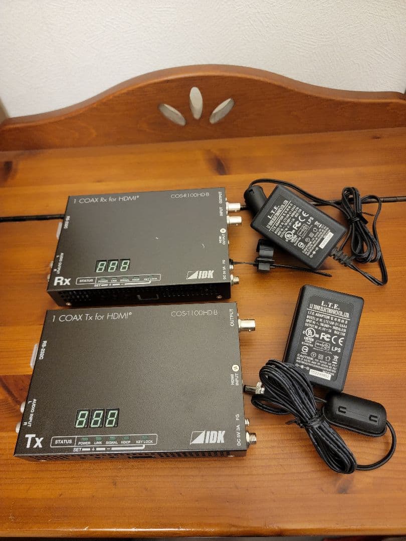 IDK　COS-T100HD-B、COS-R100HD-B　セット