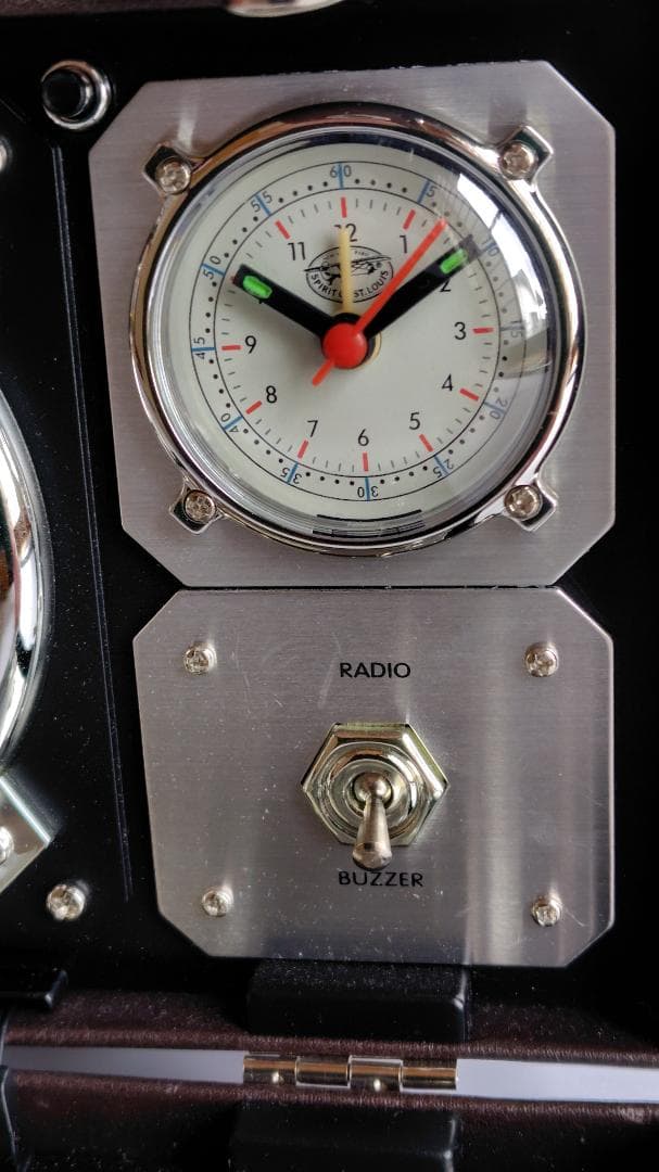 希少）スピリットオブセントルイス　ラジオアラームロック　AM/FM（裏面訳あり）