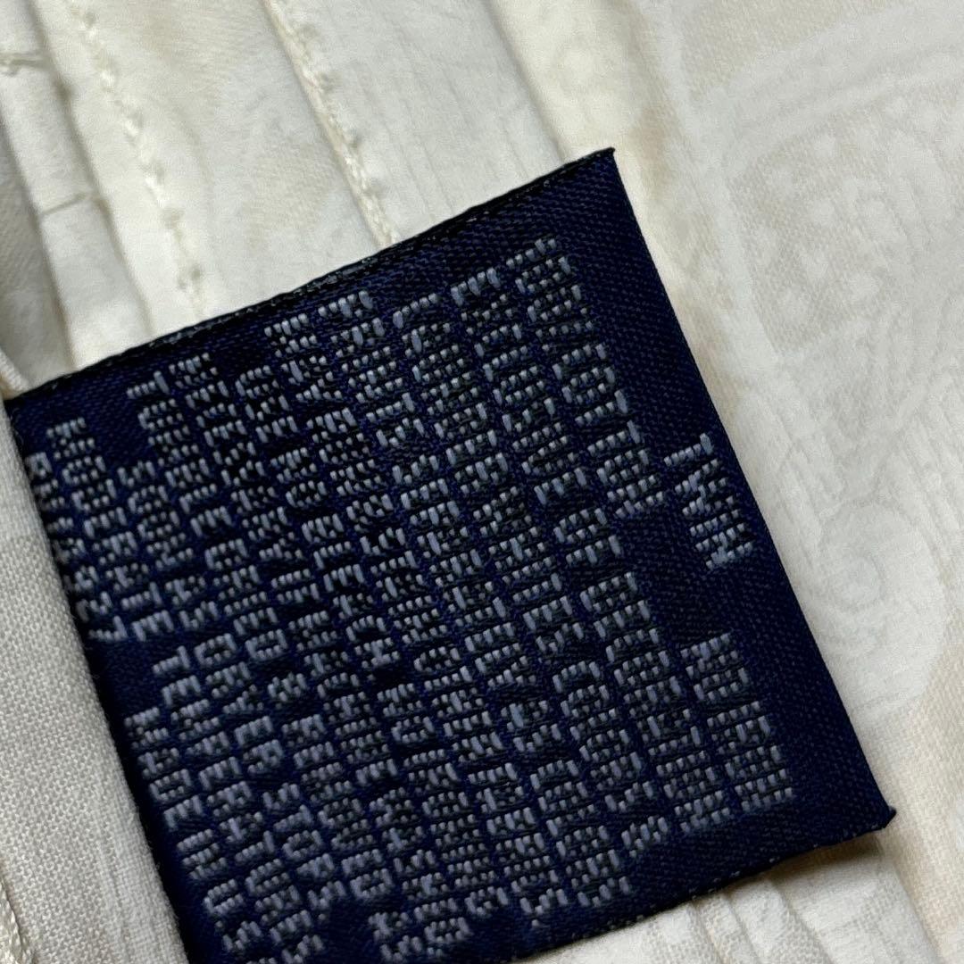 未使用 ラルフローレン フラットシーツ ツイン ベージュ 総柄 USA製