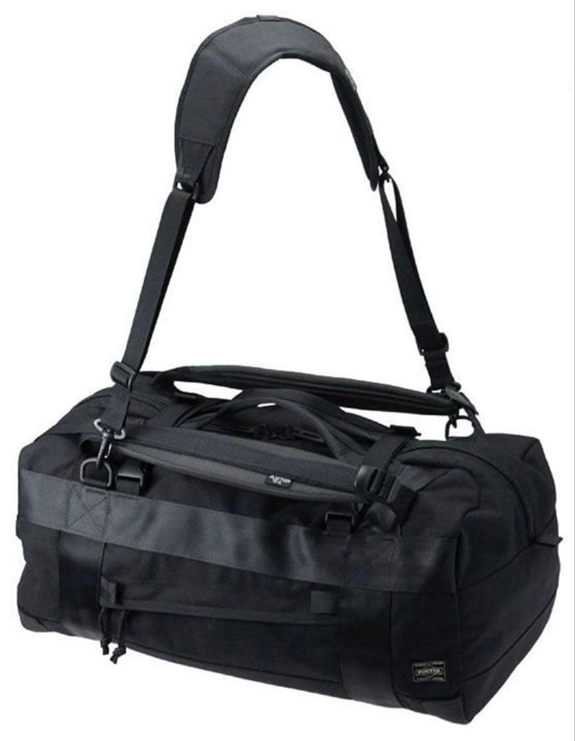 ブラック 2WAY ダッフルバッグ・リュック