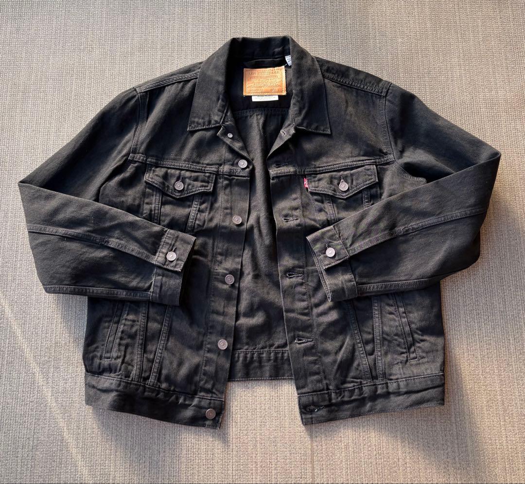 （完売品）Levi's リーバイス デニムトラッカージャケット　ブラック　L