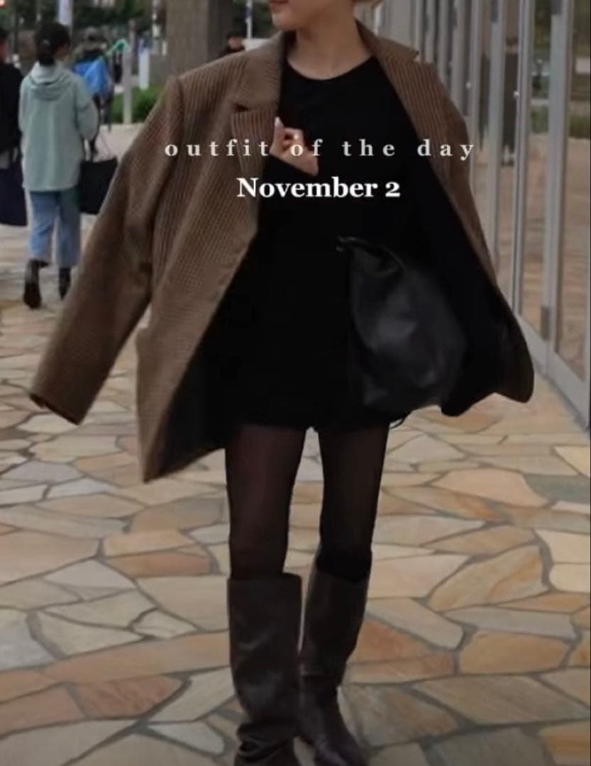 新品　todayful Wool100% Check Jacket