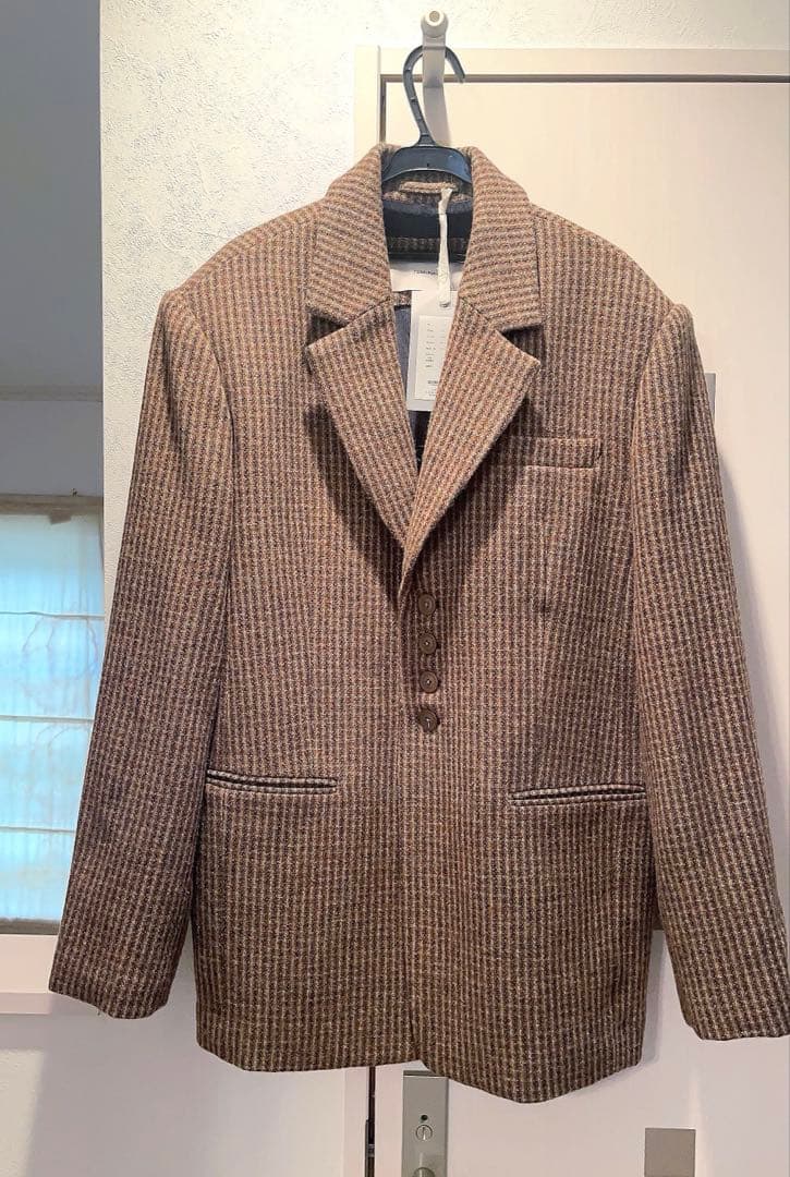 新品　todayful Wool100% Check Jacket