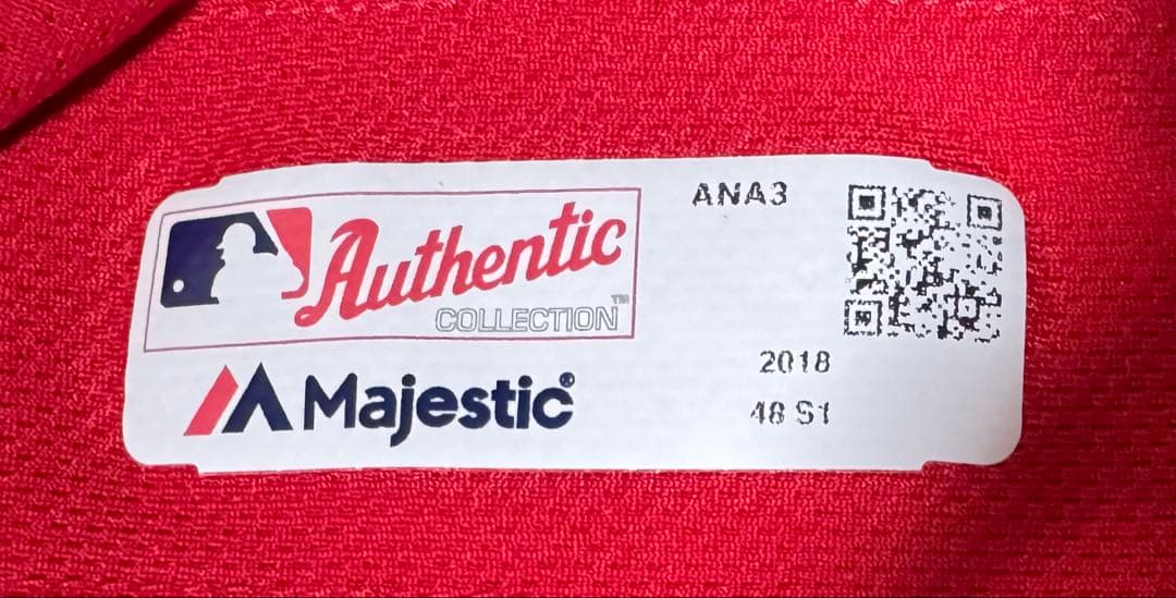 L.A.ANGELS #35TROPEANO選手実使用ユニフォーム