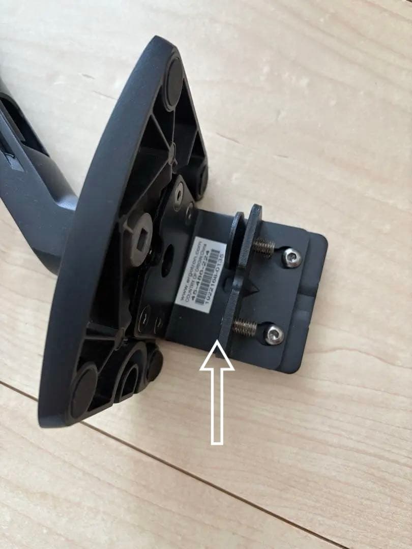 【訳あり】ergotronエルゴトロンMXV デスクモニターアームマットブラック