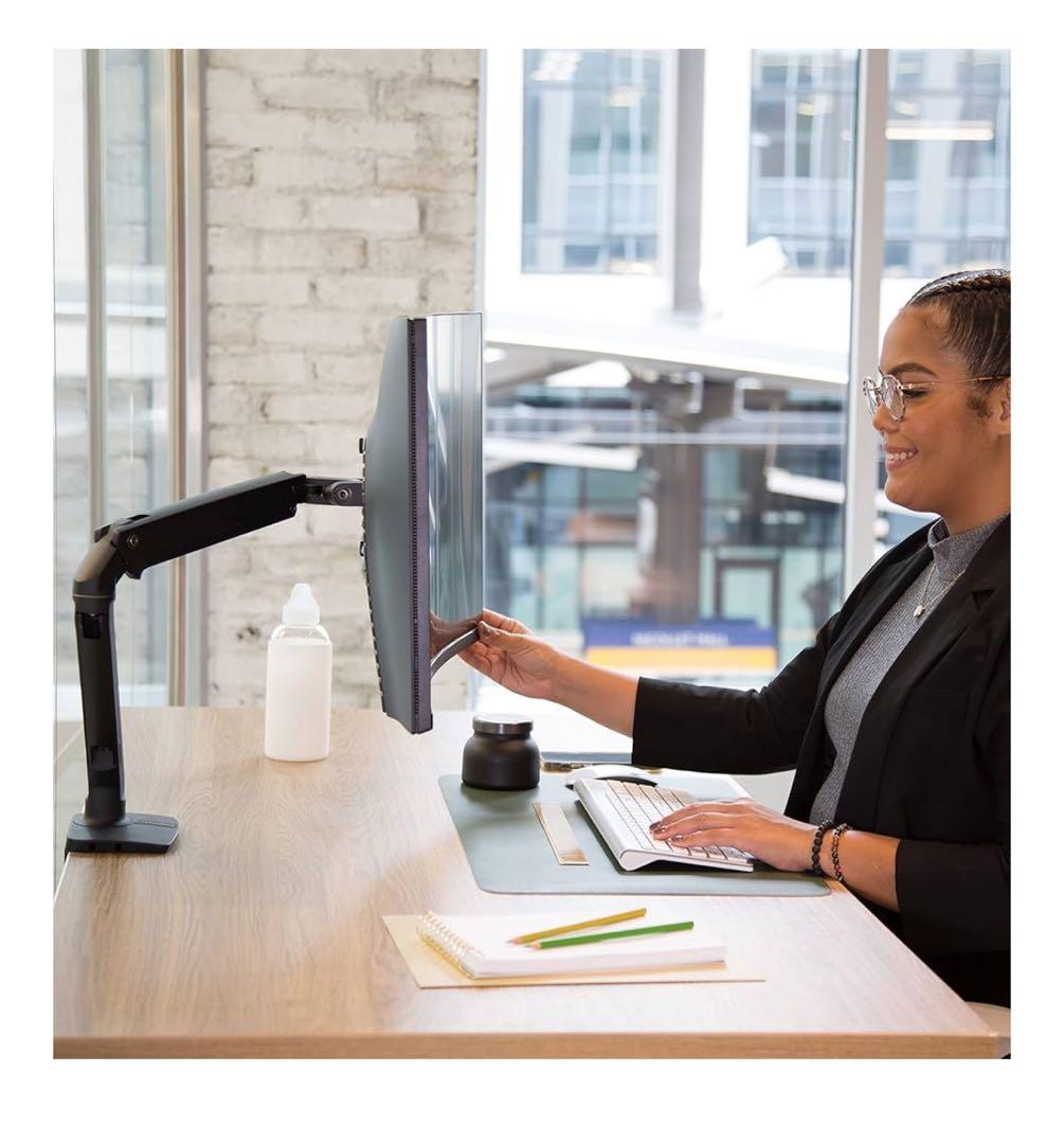 【訳あり】ergotronエルゴトロンMXV デスクモニターアームマットブラック