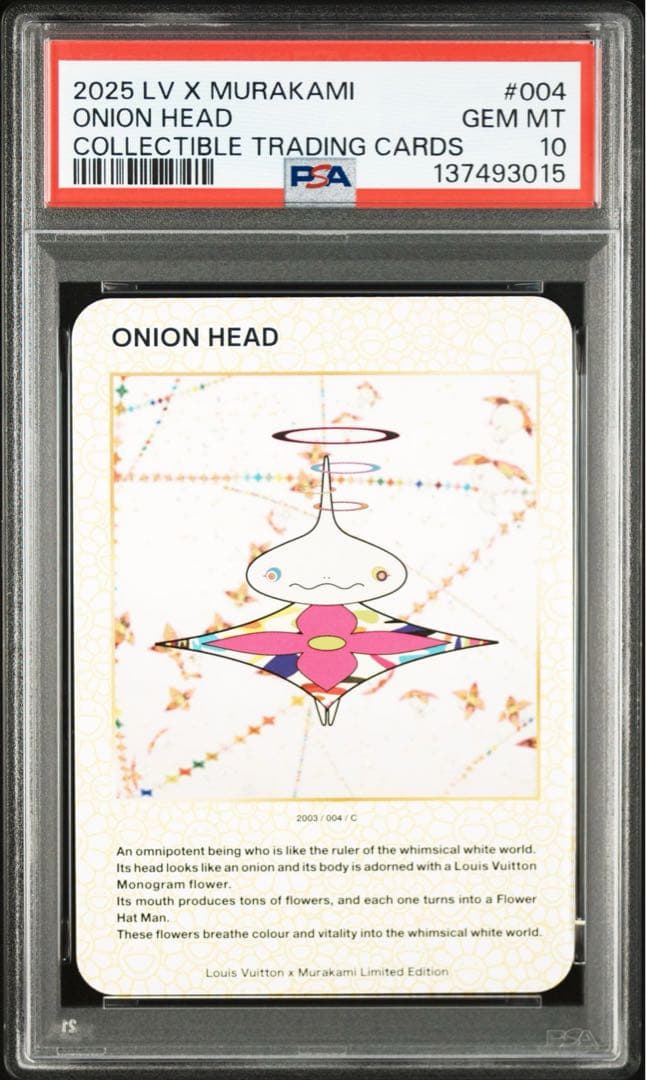 【PSA10】ONION HEAD 2003/004/C 村上隆 VUITTON