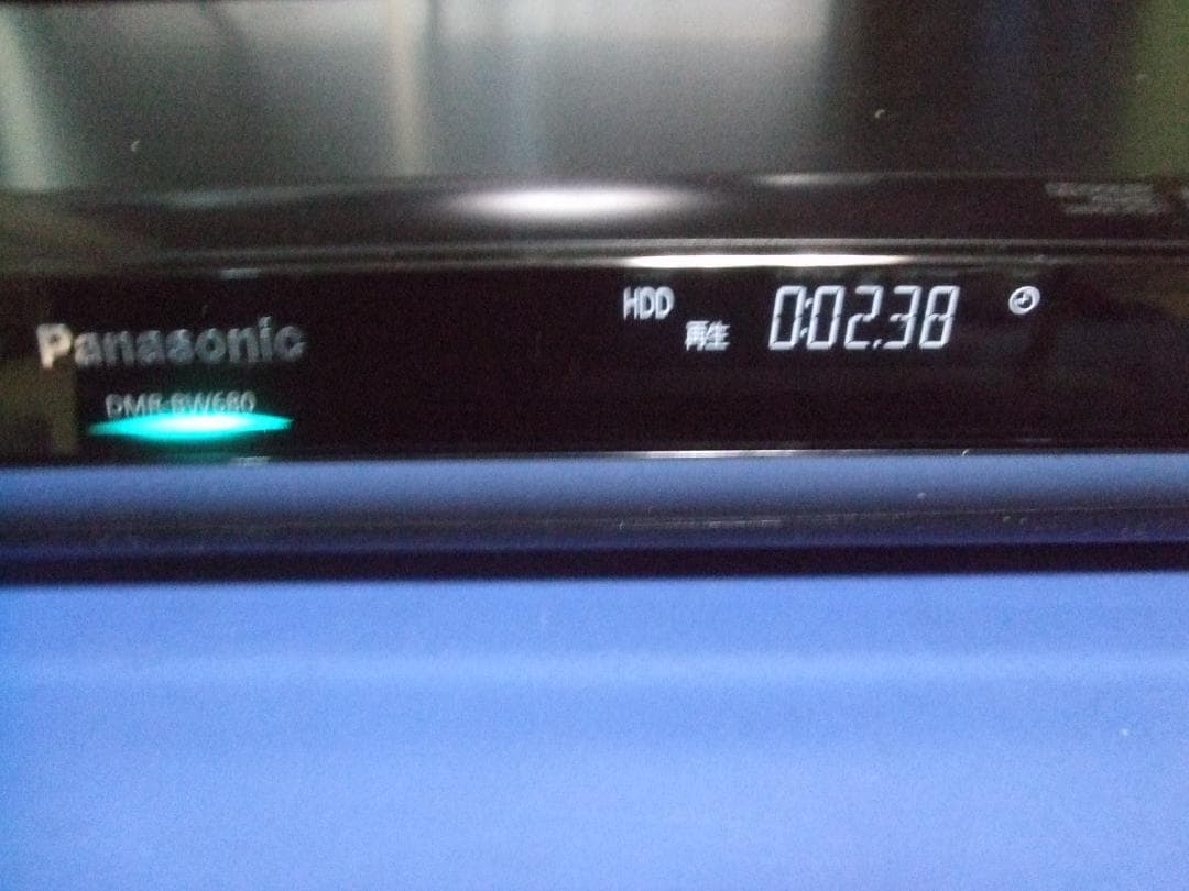 パナソニック ブルーレイレコーダー DMR-BW680 W録画 動作品