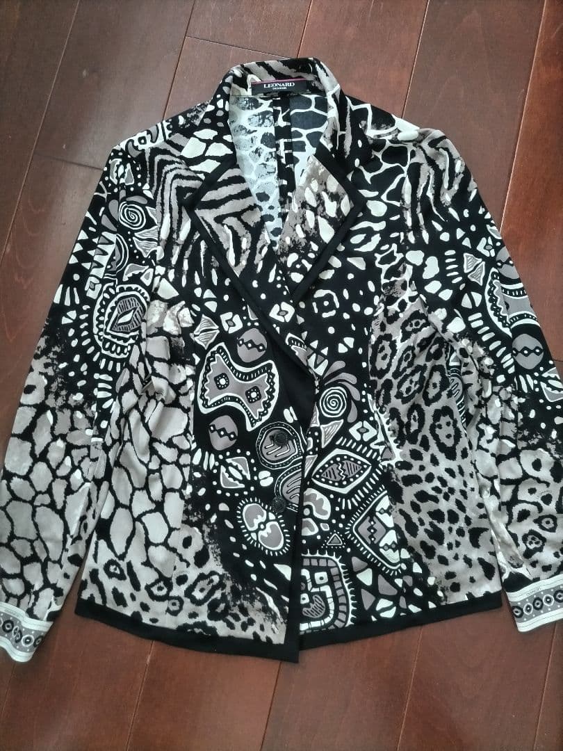 ⭐️年末セール最終お値下⭐️ レオナール ジャケット カンカン素材 美品