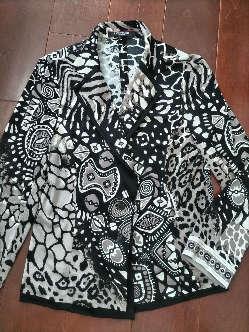 ⭐️年末セール最終お値下⭐️ レオナール ジャケット カンカン素材 美品