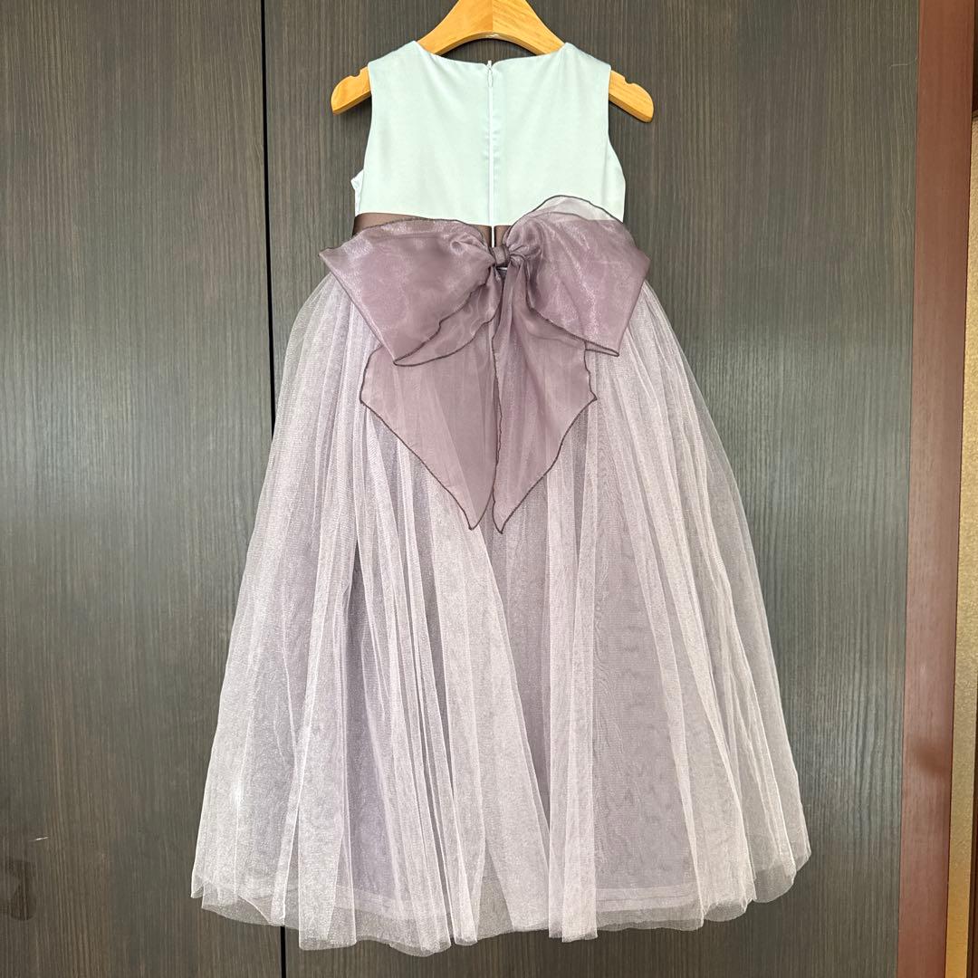 DRESCCOリボン付きフレアスカートドレス