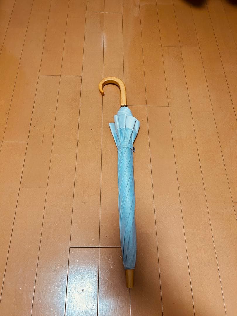 【未使用品】サンバリア100 完全遮光 日傘 コンビ muku ブルー