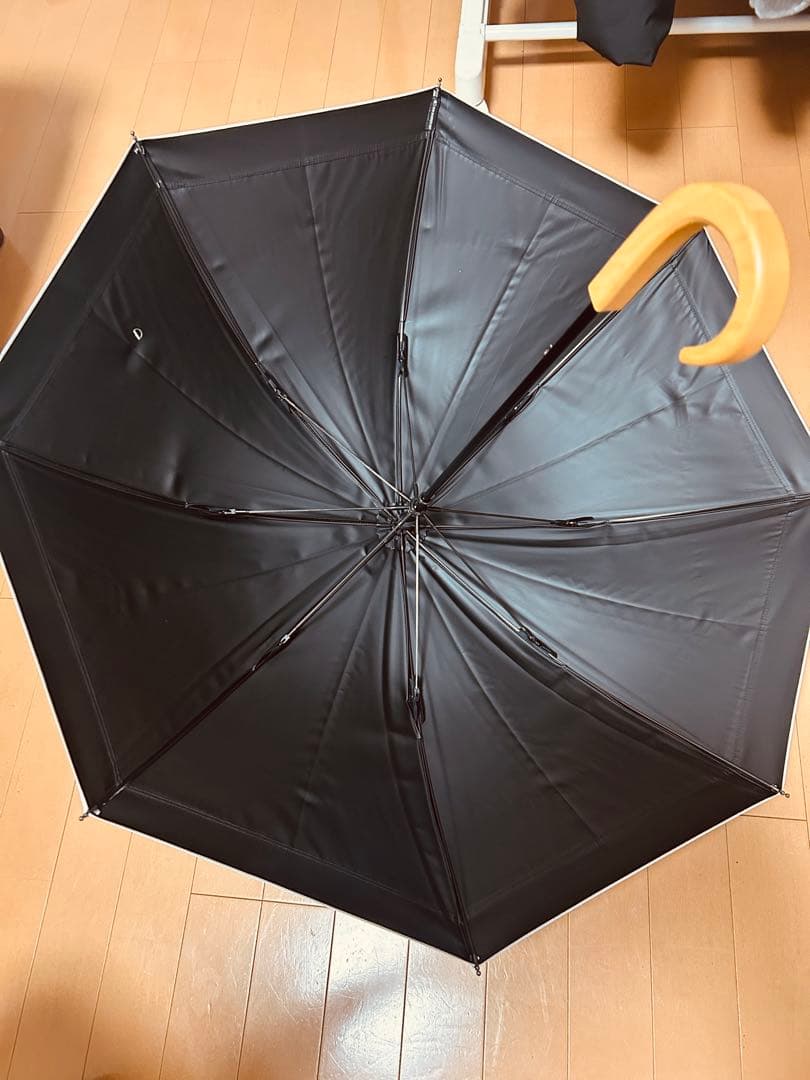 【未使用品】サンバリア100 完全遮光 日傘 コンビ muku ブルー