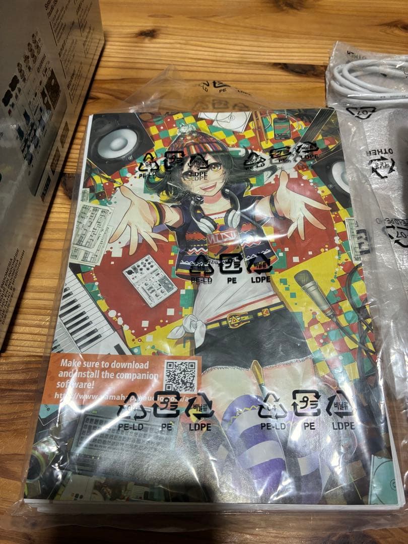 Yamaha AG06 ミキサー　o/i スピーカーケーブル+XLRケーブル付き