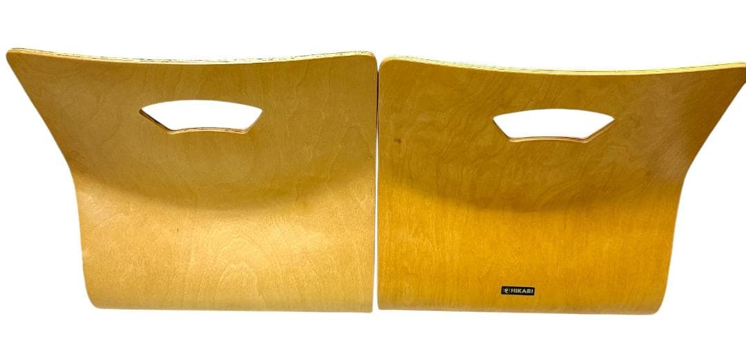 光製作所 HIKARI 木製 座椅子 4脚 曲がり木 旅館 和室