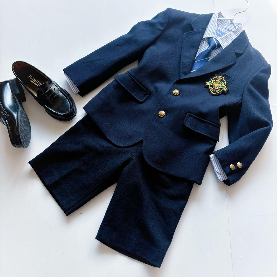 美品 フォ－マルセット ファミリア 日本製 ス－ツ コムサイズ ネクタイ 120