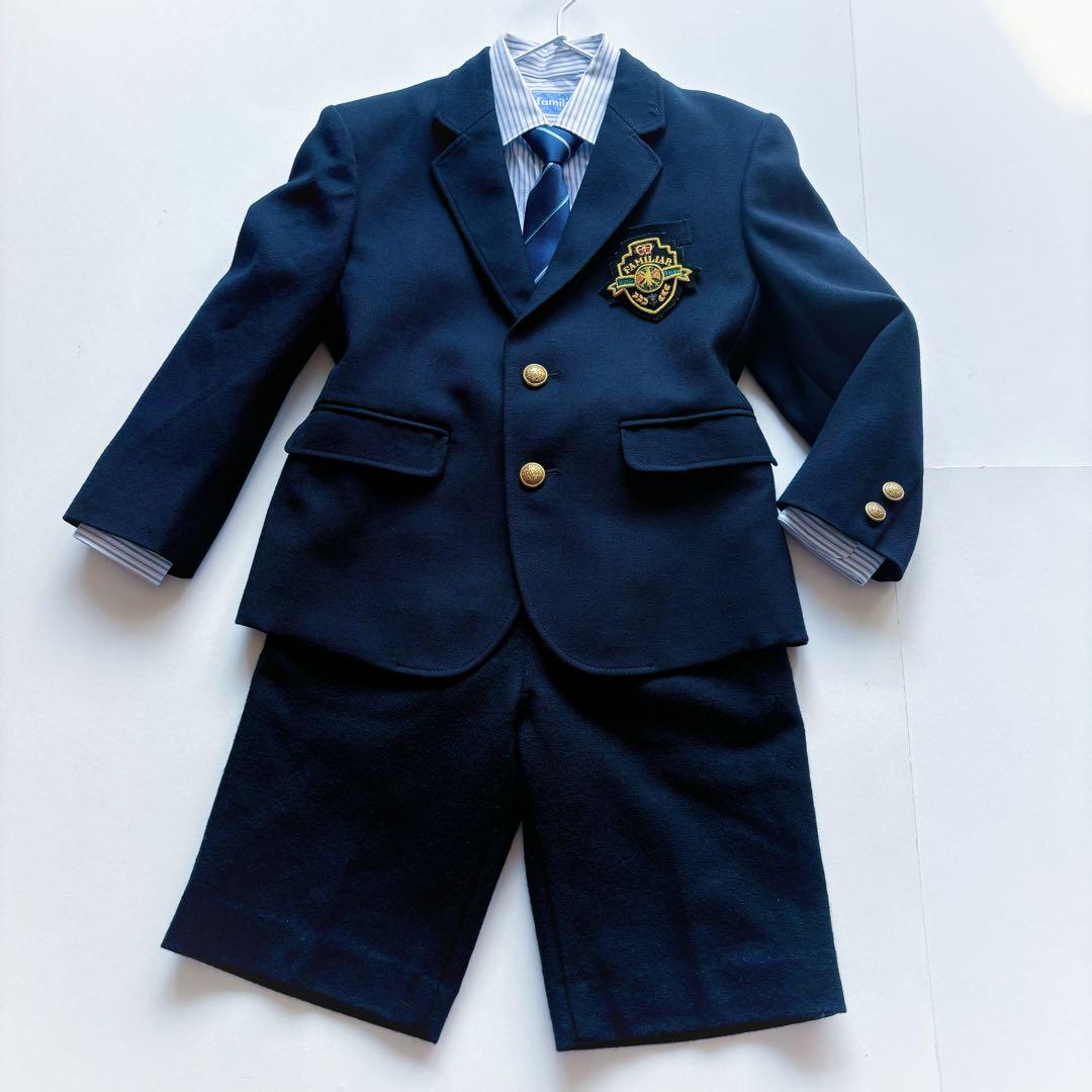 美品 フォ－マルセット ファミリア 日本製 ス－ツ コムサイズ ネクタイ 120