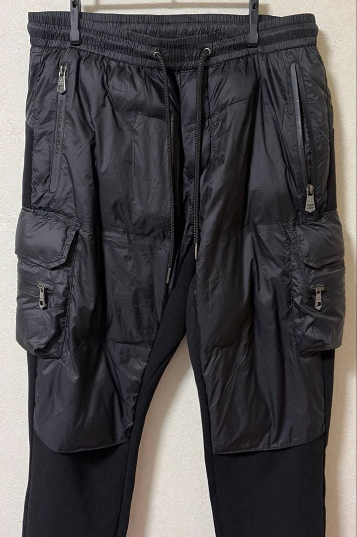 1PIU1UGUALE3 スーパーライトテックパデッドパンツ　ダウンパンツ