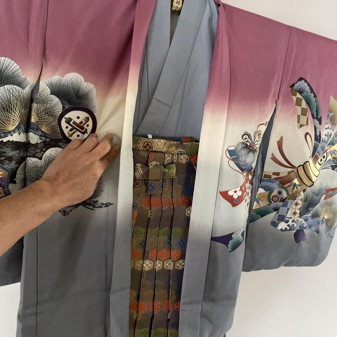 ５歳 男の子　着物　袴　羽織り　小物セット