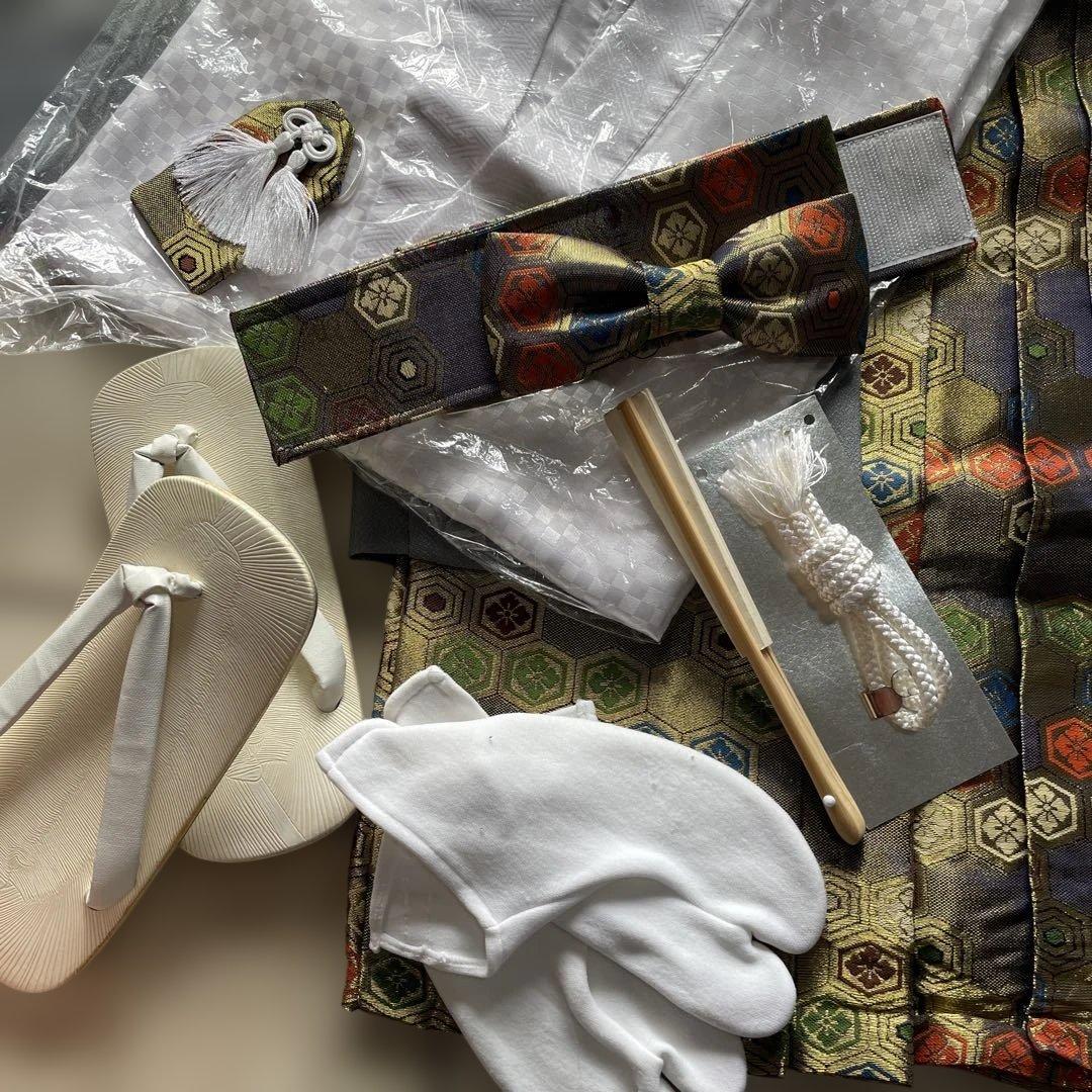 ５歳 男の子　着物　袴　羽織り　小物セット