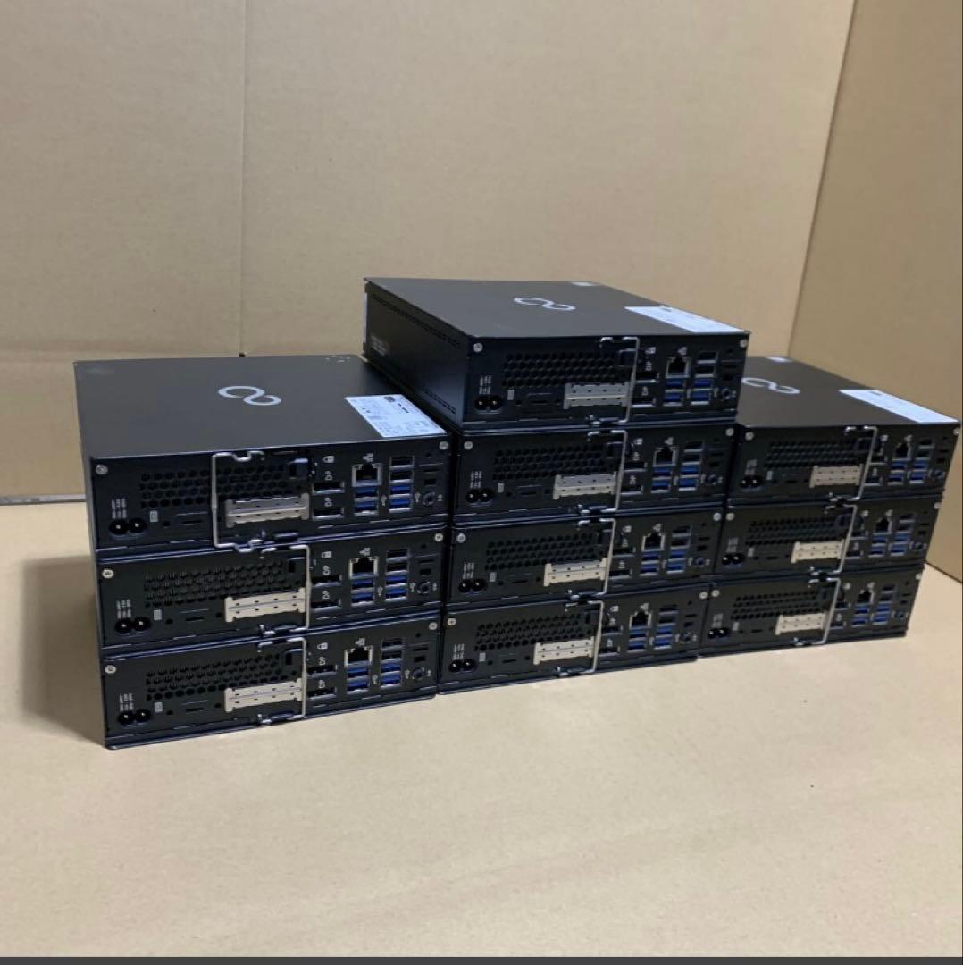 大量10台/富士通Q7010/E CPU.メモリ.SSD無し/BIOS確認OK
