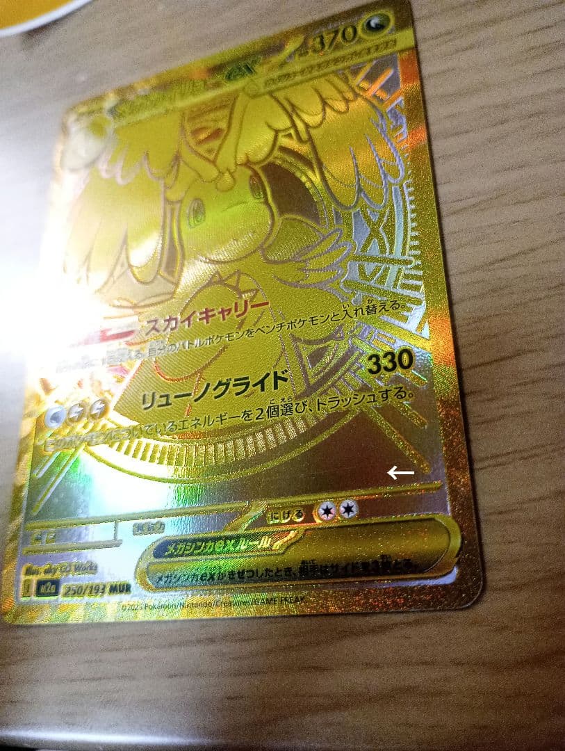 ポケモンカードゲーム　ポケカ　メガカイリューex MUR 1枚　250/193