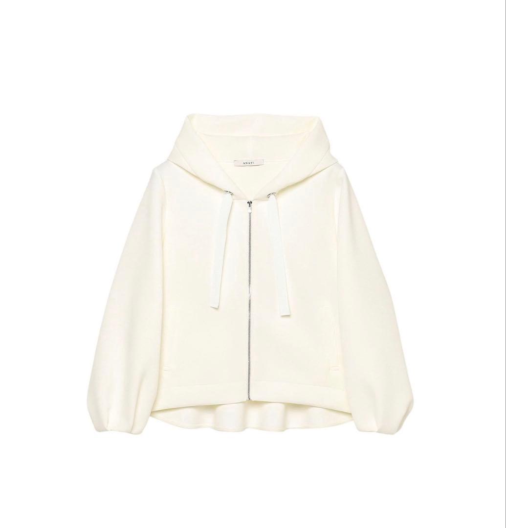 完売品　ANAYI アナイ　ダンボールジャージ フーディー パーカー アイボリー