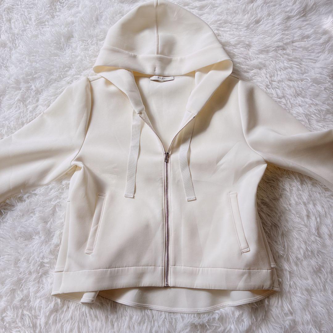 完売品　ANAYI アナイ　ダンボールジャージ フーディー パーカー アイボリー
