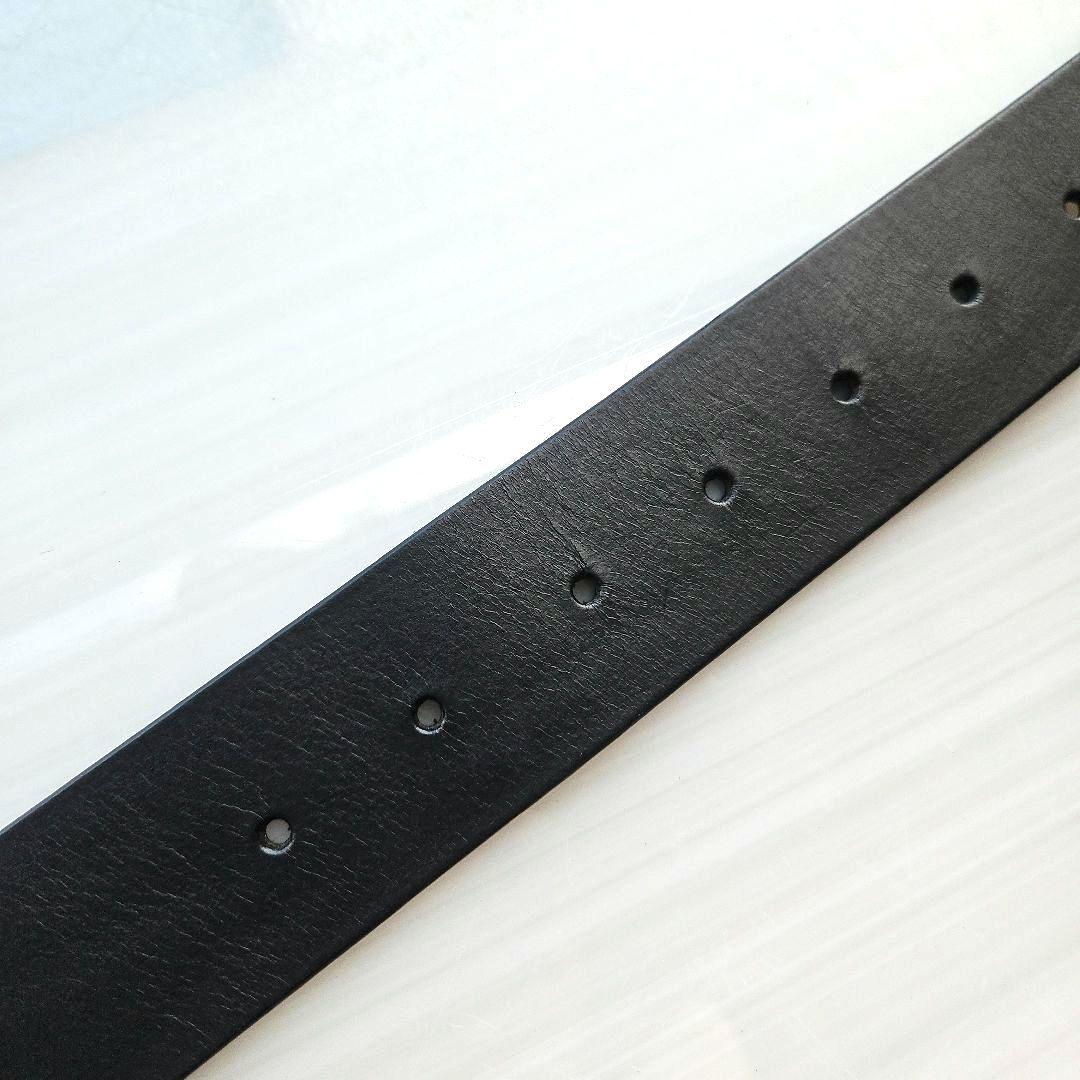 新品⭐マーガレットハウエルワイドレザーベルト⭐サイズ 1 ブラック 牛革