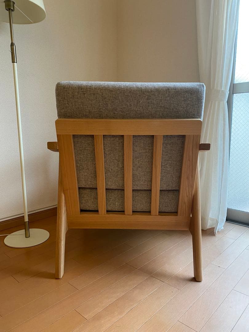 【coco】RE:CENO リセノ HENRY 1人掛けソファ グレー