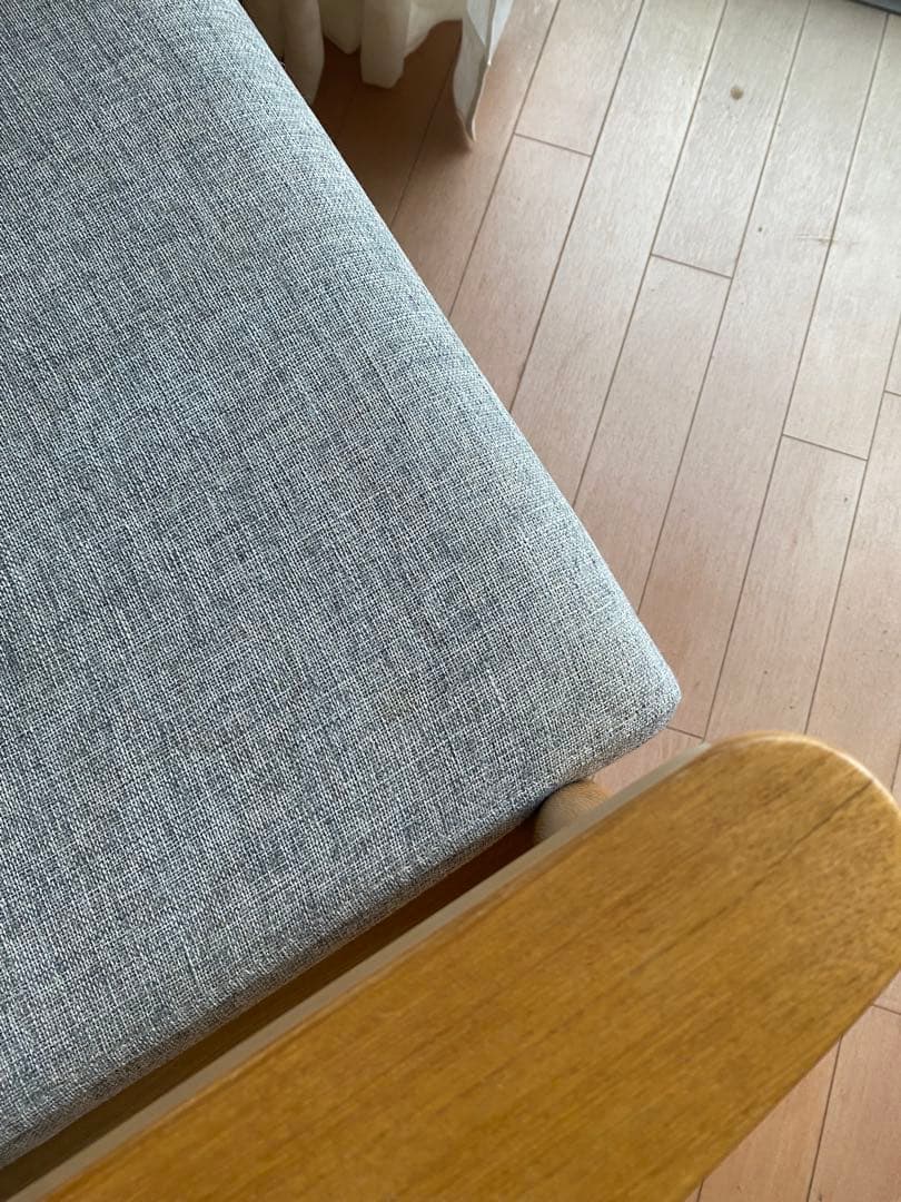 【coco】RE:CENO リセノ HENRY 1人掛けソファ グレー