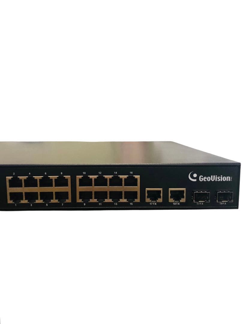 【開封済・未使用】GeoVision GV-POE1601 16ポート ハブ