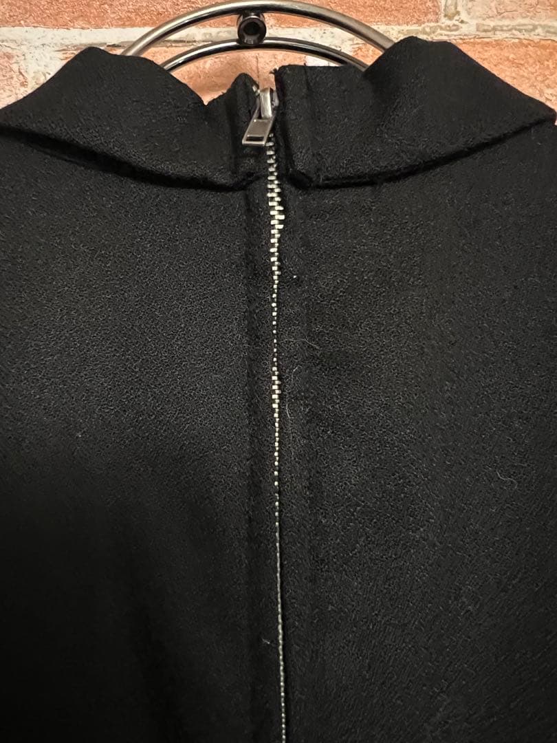 (極美品)シーバイクロエ　ピンタックワンピース　パフスリーブ　ベルト付き　丸襟