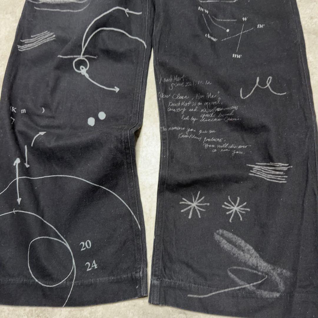 KnuthMarf クヌースマーフ ワイドパンツ　グラフィックパンツ　パンツ