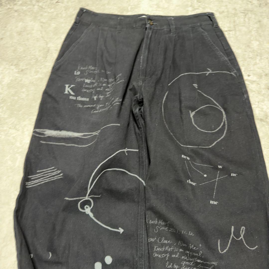 KnuthMarf クヌースマーフ ワイドパンツ　グラフィックパンツ　パンツ