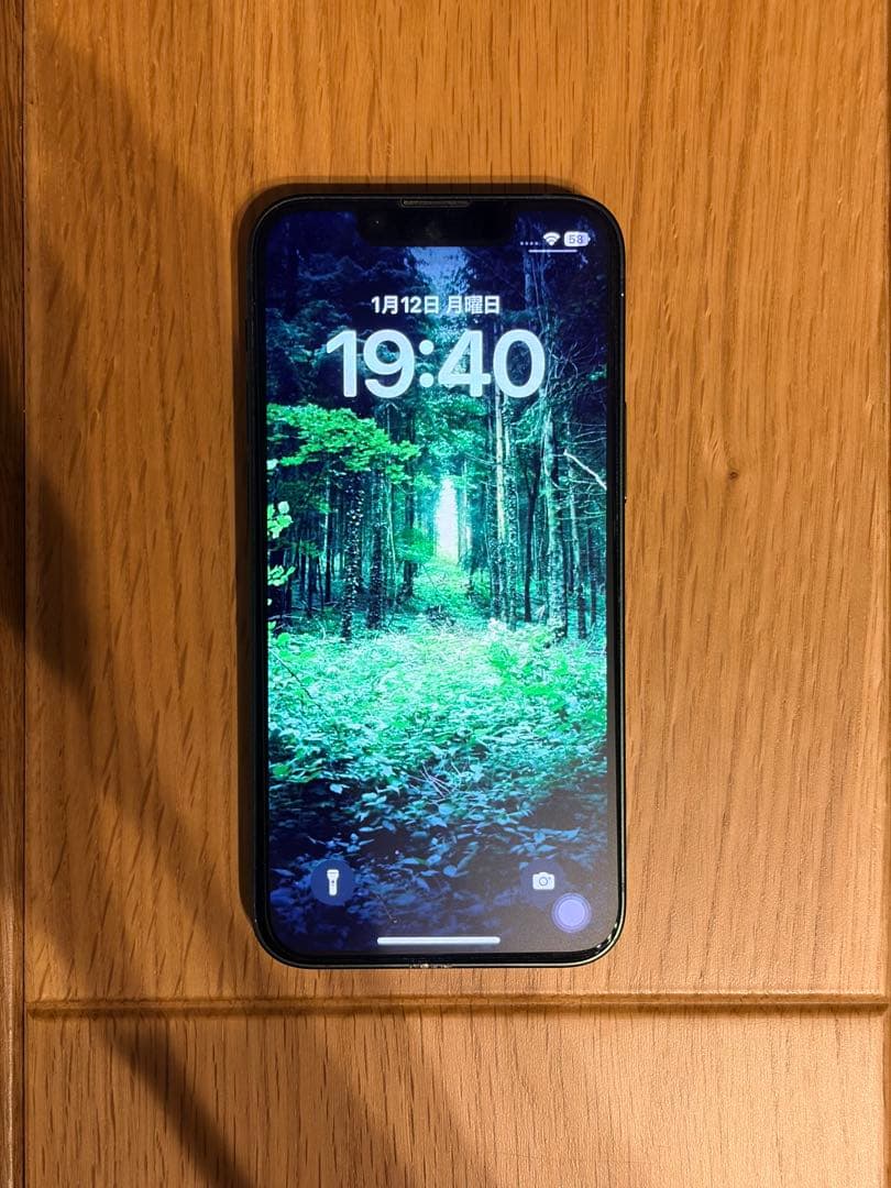 iPhone13mini 256GB 覗き見防止保護フィルム付き