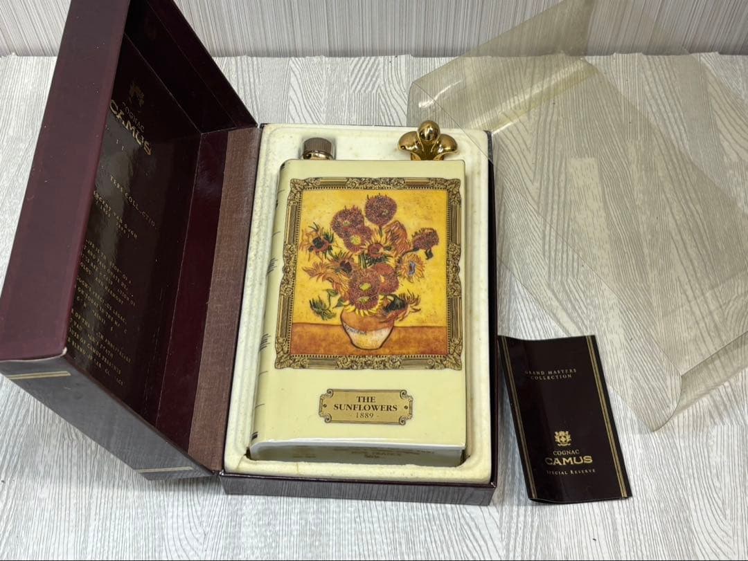 ★古酒 未開栓 CAMUS カミュ ゴッホ ひまわり ブック ブランデー