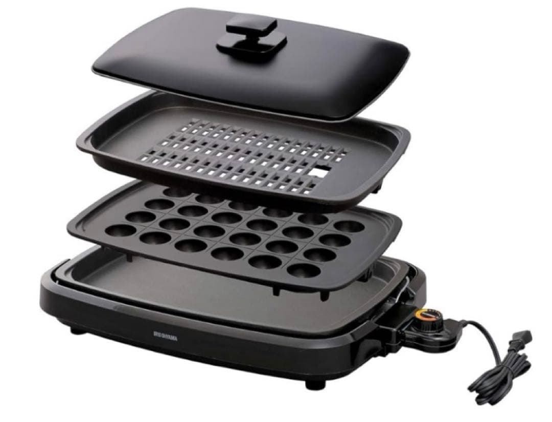 ☆アイリスオーヤマ☆ホットプレート☆3枚式☆大型